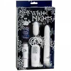 Bộ mát xa nữ cao cấp DocJohnson white nights pleasure Kit
